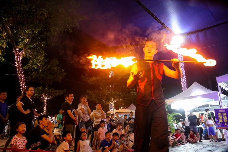 曾登上總統府舞台的黃立芃,很感謝在童玩節表演的舞台。