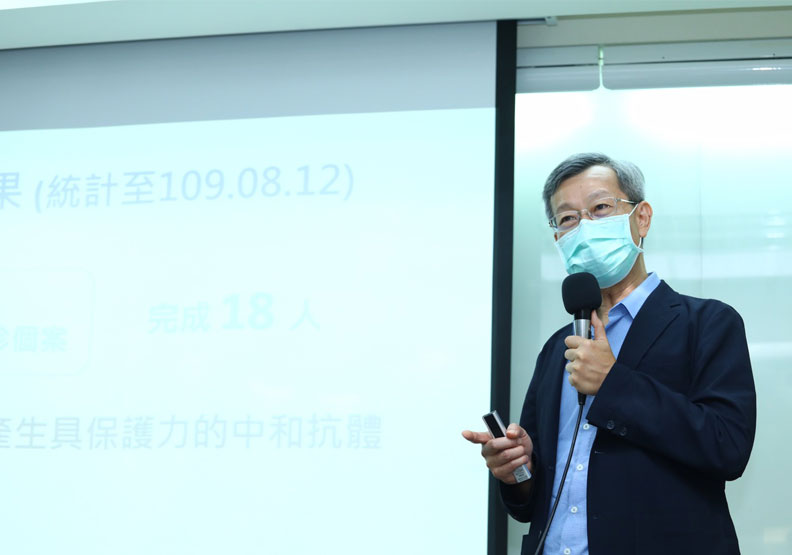 彰化縣衛生局長葉彥伯。池孟諭攝