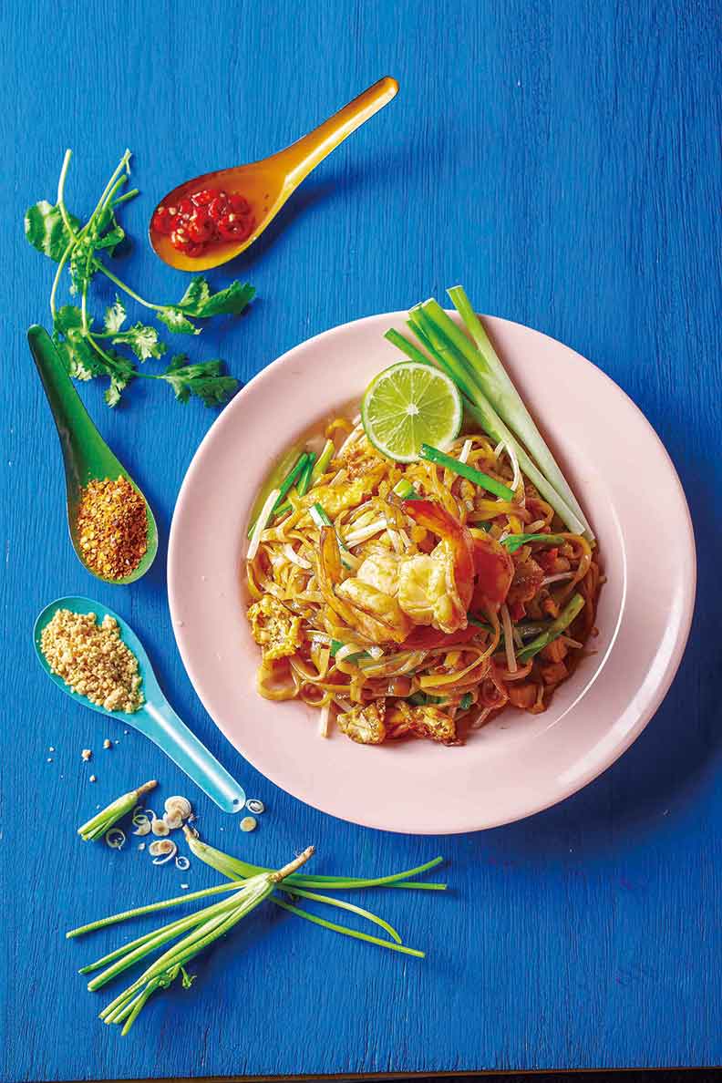 泰式炒河粉。