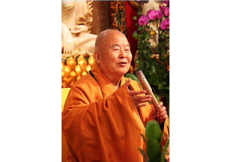 佛光山開山宗長星雲大師。wikimedia by Iamwisesun