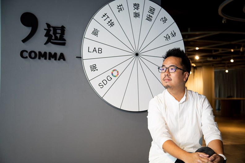 柏成設計負責人邱柏文。