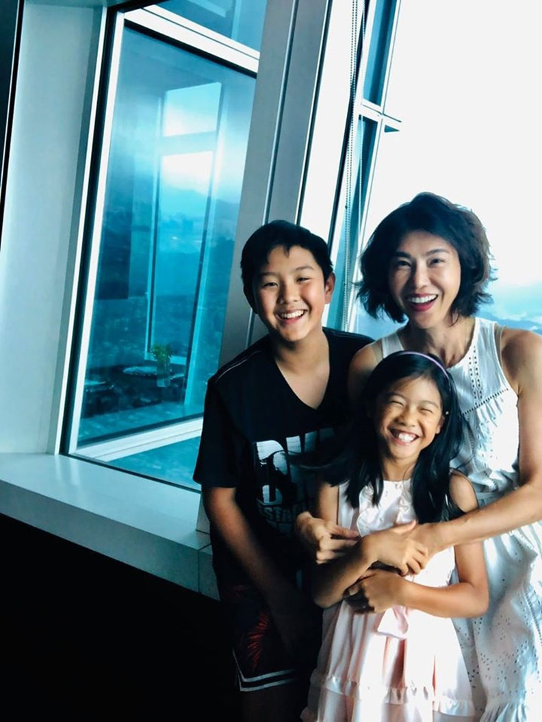 一對兒女是徐曉晰最掛心的寶貝,但也需要學會放手的功課。