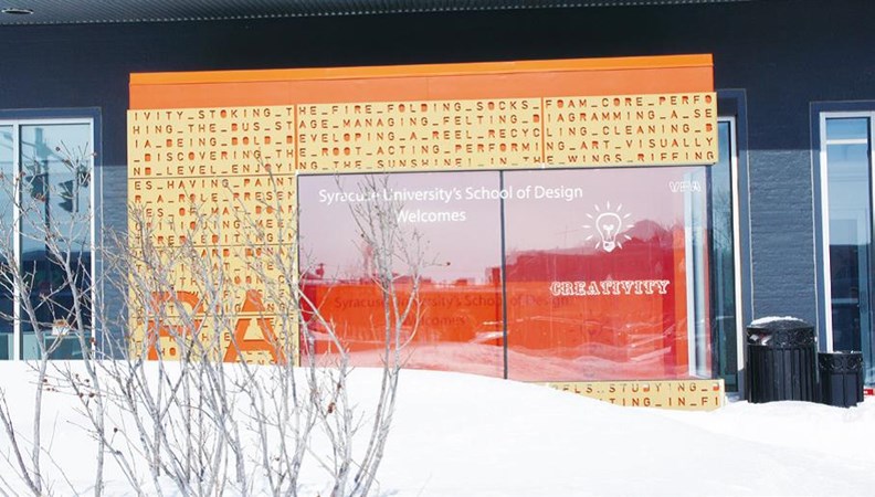 搬到市區的學城大學設計學院。