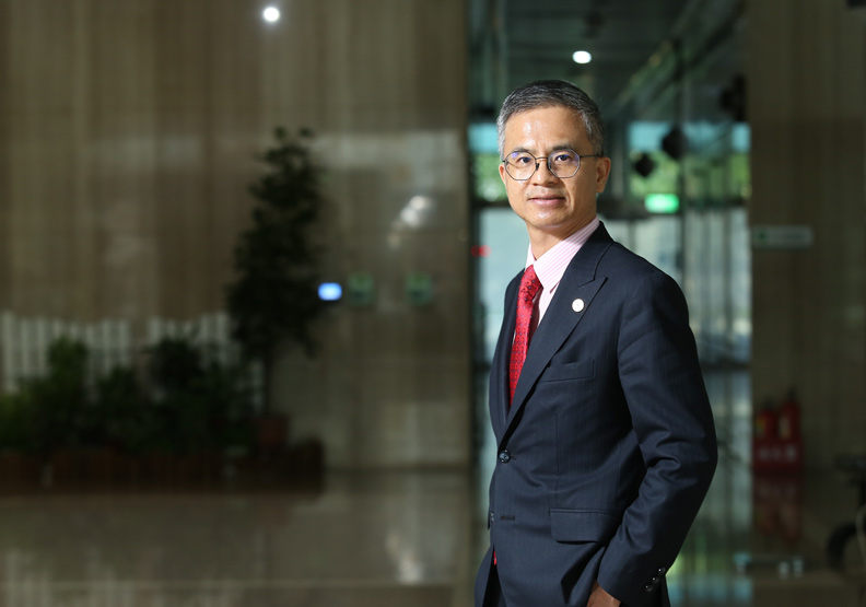 中華電信5月宣布新任董事長由原任總經理郭水義擔任。張智傑攝