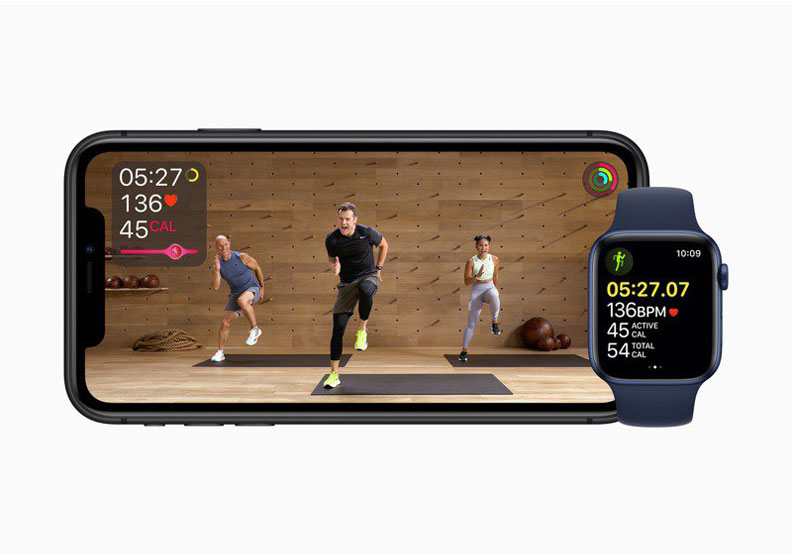 透過Fitness+教練團隊提供的豐富訓練課程,讓用戶隨時隨地都能進行個人化鍛鍊。蘋果提供