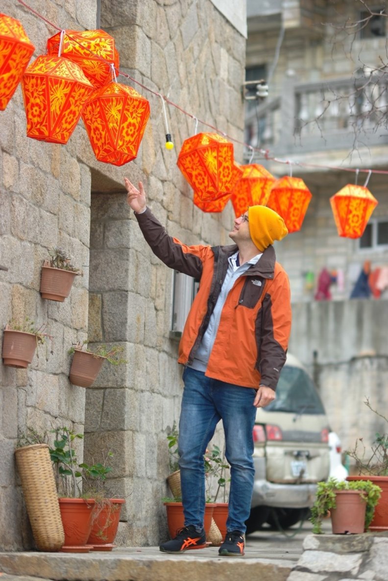 吳鳳選擇來台攻讀政治,了解台灣故事。吳鳳提供