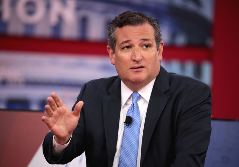 共和黨參議員克魯茲。Flickr by Gage Skidmore