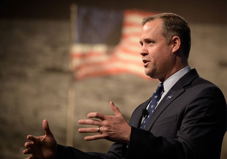 NASA署長布萊.登斯坦(Jim Bridenstine)。取自NASA官網