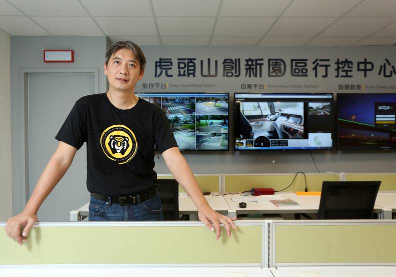 勤崴總經理黃晟中。張智傑攝