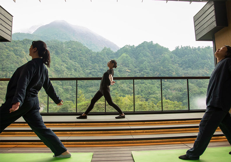 虹夕諾雅 谷關「隨風森展」。