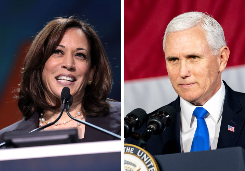 副總統候選人賀錦麗、彭斯則將在美國時間10月7日晚間進行辯論。Flickr by Gage Skidmore,Flickr by The White House