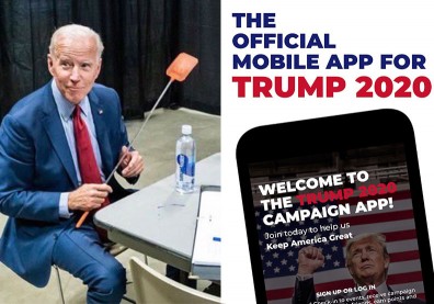 社群戰！川普App抓鐵粉、拜登賣蒼蠅拍，美國人選哪邊？