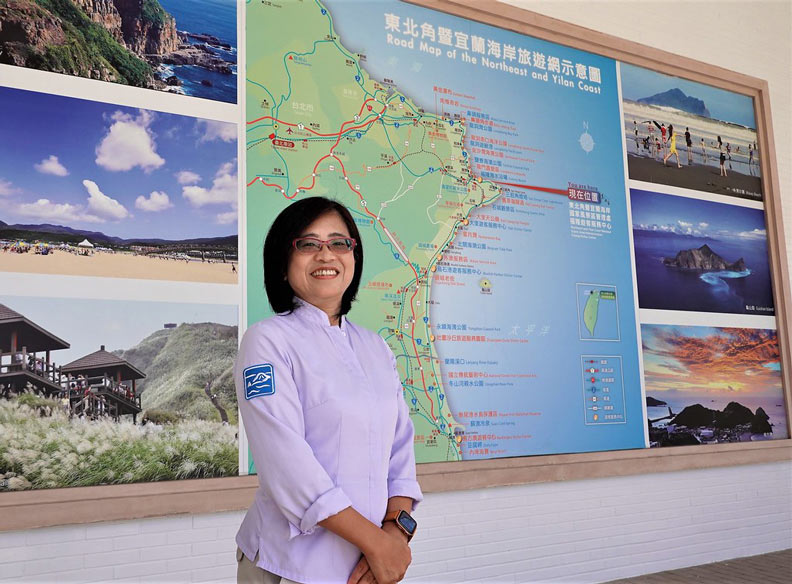 東北角暨宜蘭海岸風景管理處長陳美秀。孫文臨攝