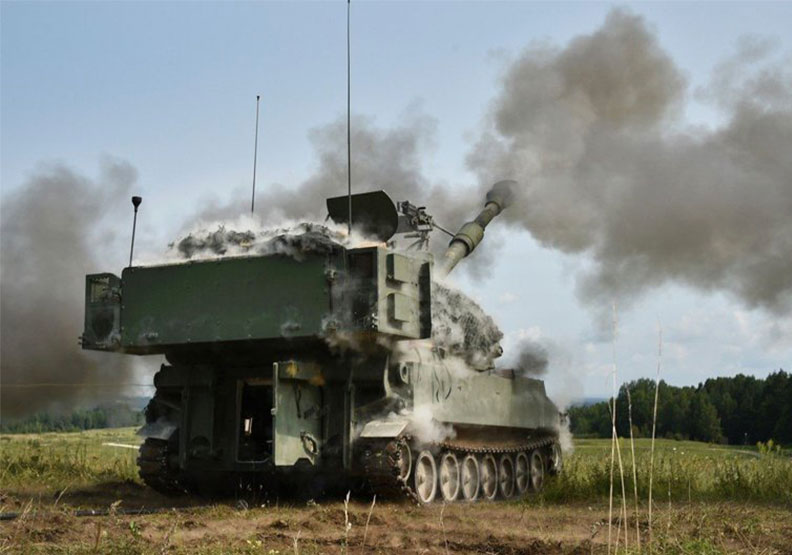 圖／陸軍以「銳霆專案」為名，新增向美爭取採購M-109A6帕拉丁（Paladin）155公釐自走砲。美國陸軍官網