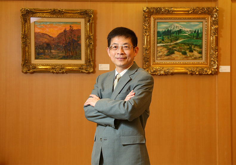 圖／黃男州強調，金融業必須導入強化顧客體驗，以及讓顧客創造更多價值的科技，才能發揮顯著功效。張智傑攝
