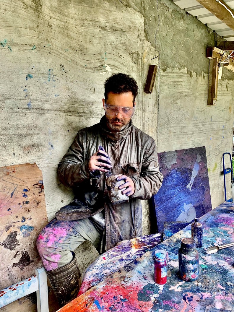 墨西哥藝術家Raul Gasque。Raul Gasque提供