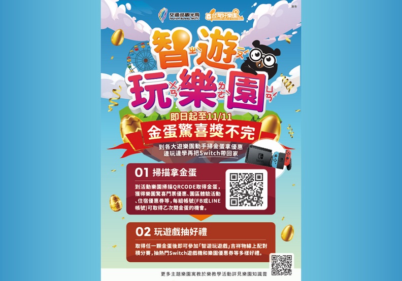 智遊玩樂園 金蛋驚喜獎不完