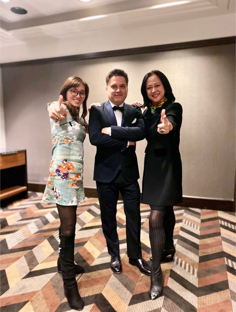 為了補充科技新知特別遠赴舊金山參加科技會議，湯蘭花在工作中也隨時不忘充實自己。