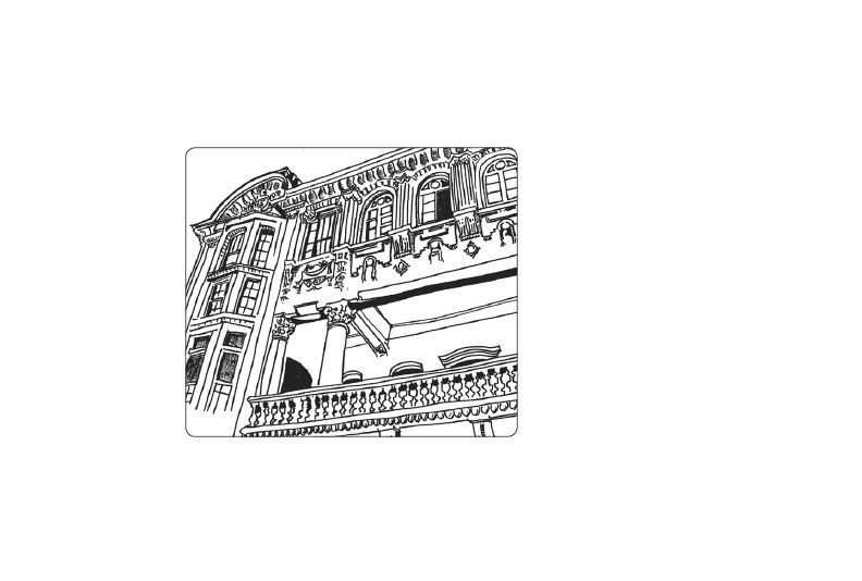 錦記茶行(位於貴德街73號),廈門一帶可見的中西合璧式豪華建築。