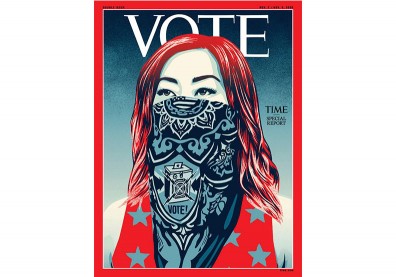 大選催票！「時代雜誌」換刊名為VOTE，呼籲美國人投票！