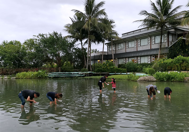 花蓮縣壽豐鄉的立川漁場休閒農場。邱莉燕攝