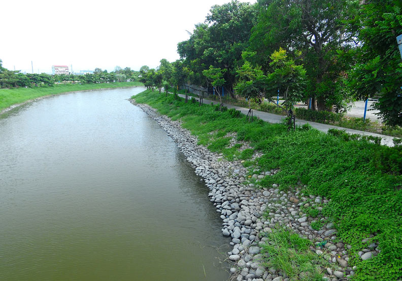 月津港環狀水域綠色水岸整建計畫。圖片提供:台灣河溪網