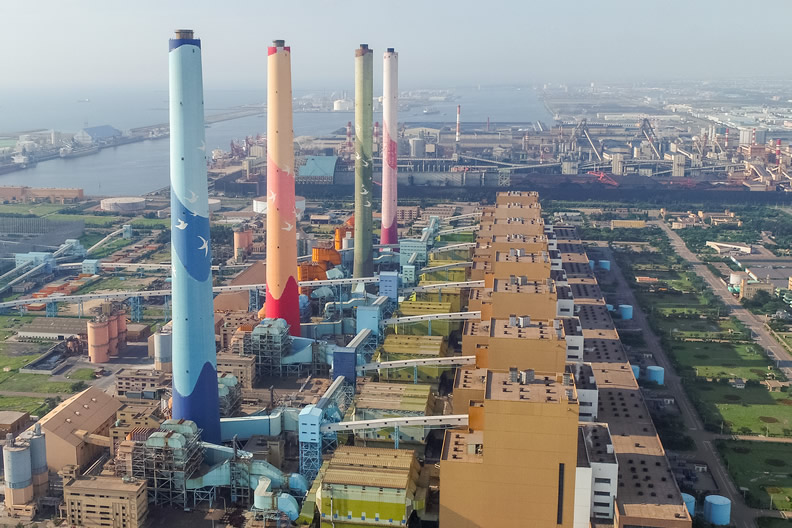 中火一部機組的碳排放量，相當於140萬輛汽機車廢氣的總和