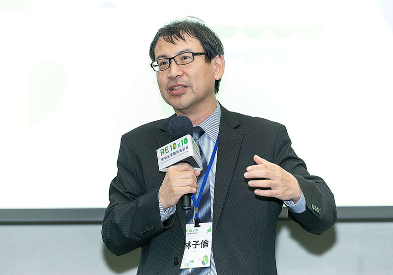 行政院能源及減碳辦公室副執行長林子倫。綠色和平提供