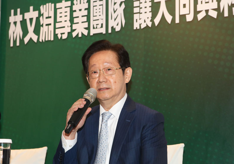 圖／東森電視、台苯董事長林文淵確定擔任大同董事長。蘇義傑攝