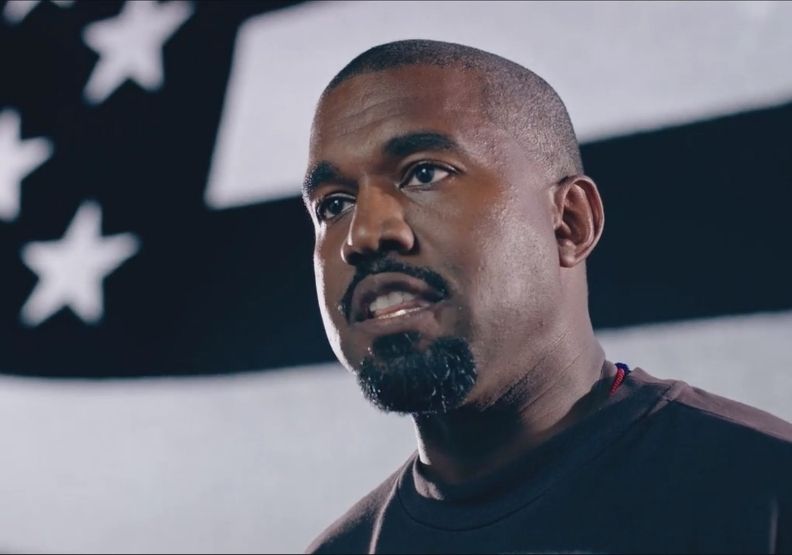 圖／饒舌歌手Kanye West也參選2020的美國總統大選。取自官方影片。