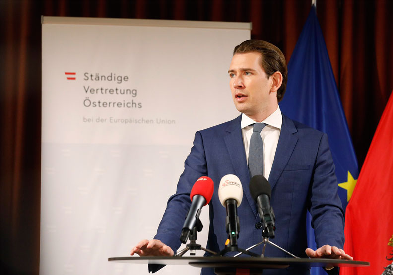 奧地利總理庫爾茨(Sebastian Kurz)。