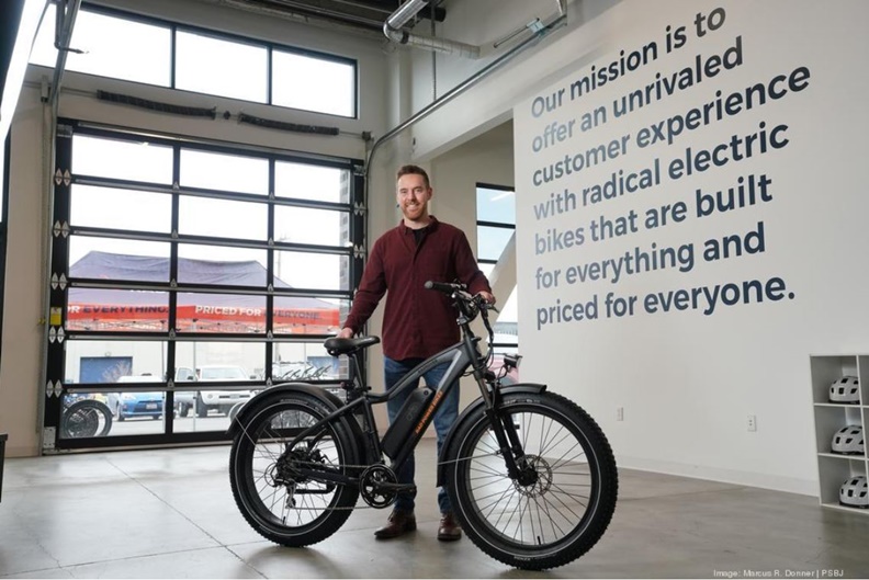 Rad Power Bikes創辦人Mike Radenbaugh。取自Biz Journals