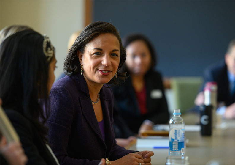 曾任歐巴馬政府國家安全顧問的萊斯(Susan Rice)過去也是拜登副手的熱門人選之一。Flickr by Gerald R. Ford School of Public Policy University