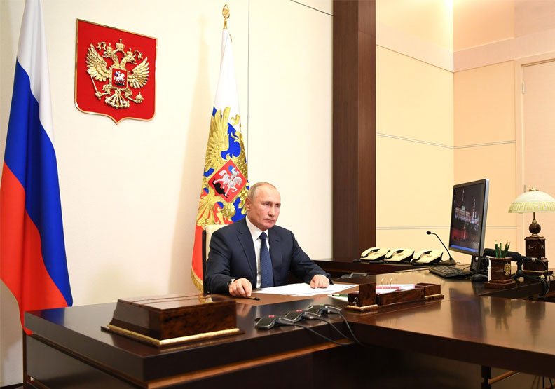 俄羅斯克里姆林宮針對停火協議發表聲明。取自President of Russia