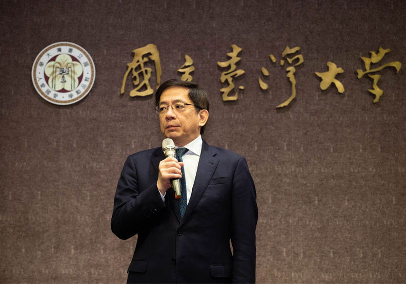 圖／台大校長管中閔。池孟諭攝