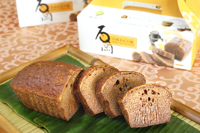 石岡傳統美食小鋪蜂巢蛋糕。