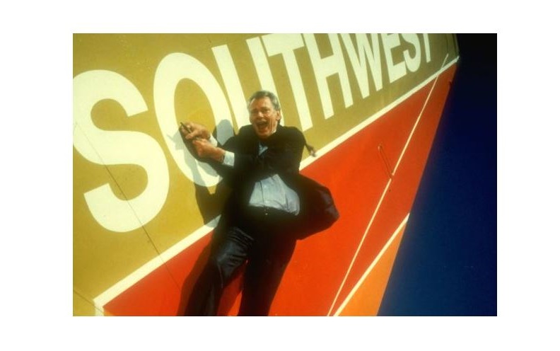 西南航空創辦人Herb Kelleher。取自CNBC