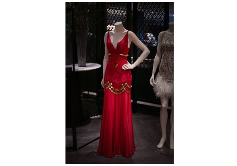 林志玲客製禮服。取自Khieng Atelier