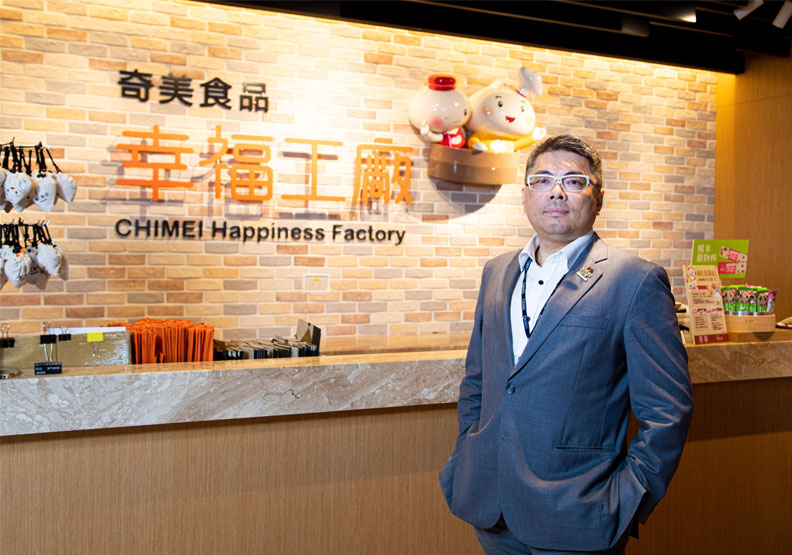 宋光夫長子、目前擔任奇美食品總經理的宋宗龍。池孟諭攝