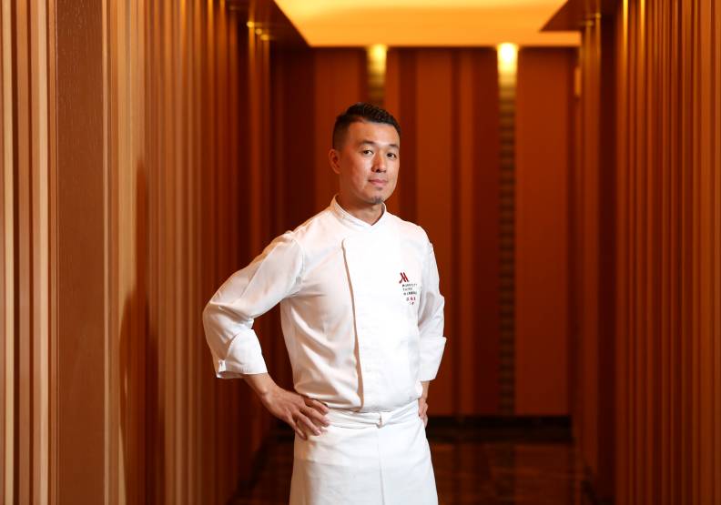  主廚洪福龍擅長將家常菜轉換為創新台味料理。