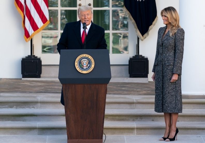 取自Melania Trump臉書。