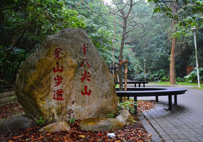 緊鄰新竹市區的十八尖山步道,是不少市民熟悉的家山路線。出自交通部觀光局