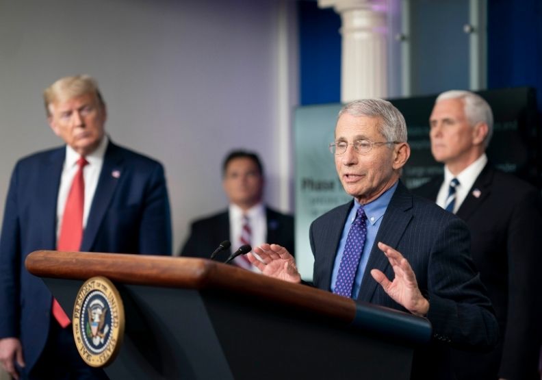 美國國家過敏與傳染病研究院（NIAID）主任佛奇（Anthony Fauci）。取自維基百科。