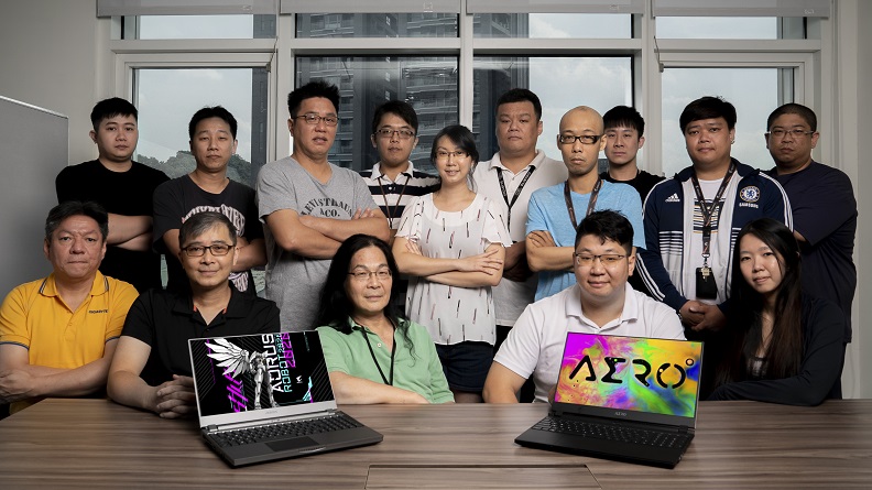 技嘉移動產品研發設計團隊，堅持打造精品筆電。