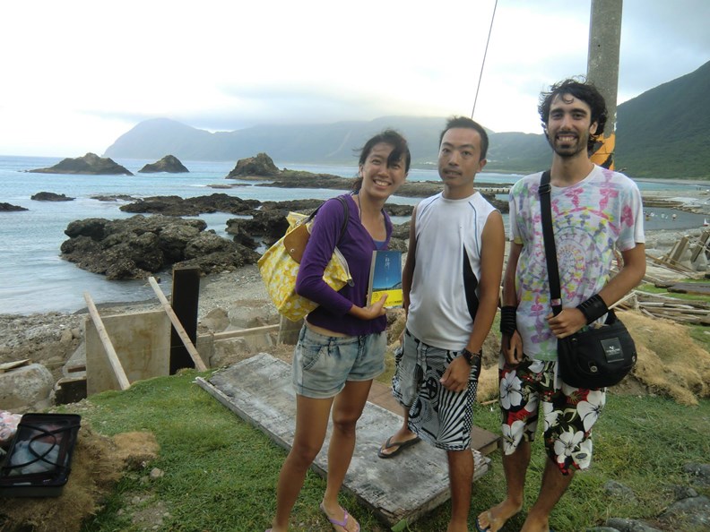 2014年在蘭嶼認識香港來的Jason,那時他已經獨自環遊世界8年了。(圖片提供:作者)