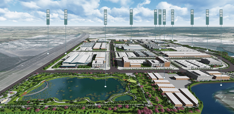 仁武產業園區模擬圖。