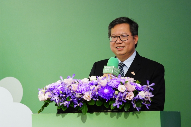 桃園市市長鄭文燦，希望透過航空城計畫推動機場經濟學，帶動桃園市進而全國知經濟發展。