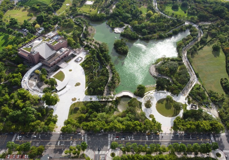 高雄市立美術館園區改造。高雄市立美術館提供