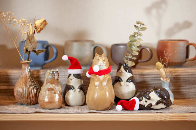 新藝商號選物店，貓咪造型花器。取自Beautimode