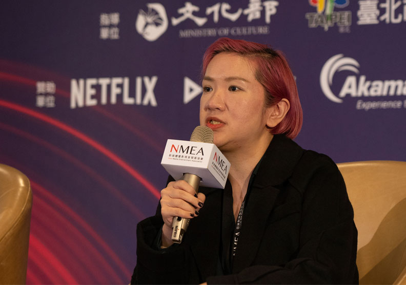牽猴子整合行銷副總經理陳怡樺。2020亞洲新媒體大會提供